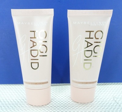  GIGI HADID MAYBELLINE TINTED PRIMER GG20 MEDIUM DEEP 30 ml (2 Count) TF