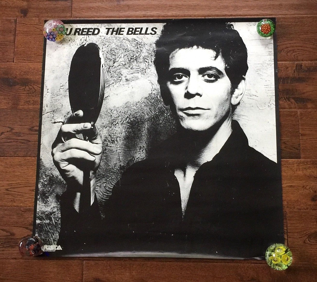SUPER RARE 1979 LOU REED The Bells Promo POSTER Velvet