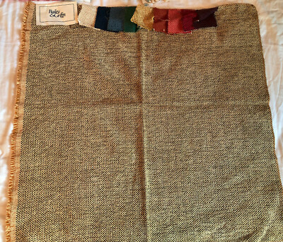 BAILEY & GRIFFIN Pebble Chennille 25'' Tan, Camel & Black Fabric Sample