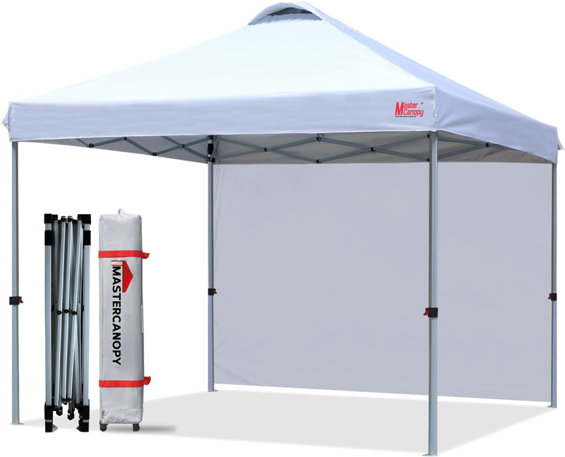 Tent With 1 Sidewall (8'x8',white)