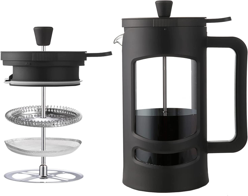 34oz French Press Coffee Maker With 4 Filters Cold Brew Coff