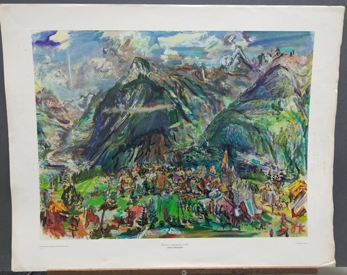 Oskar Kokoschka Vintage Print 
