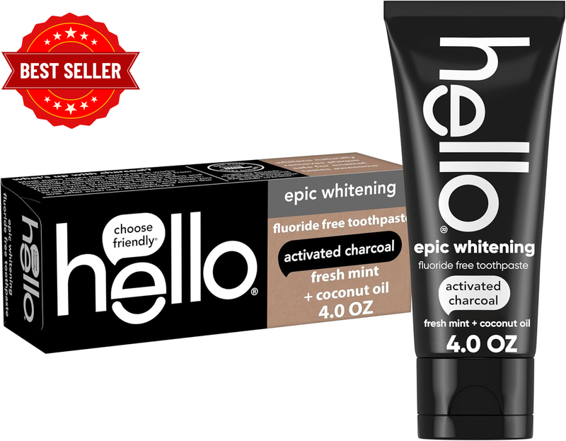 Products - Fluoride-Free Whitening Toothpaste with Activated Charcoal Fresh Mint