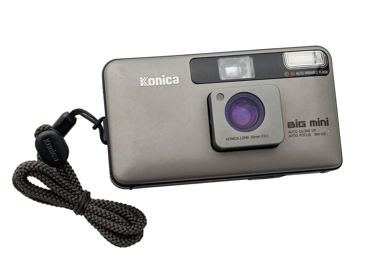 BROKEN Konica Big Mini Point & Shoot Compact Camera Date BM