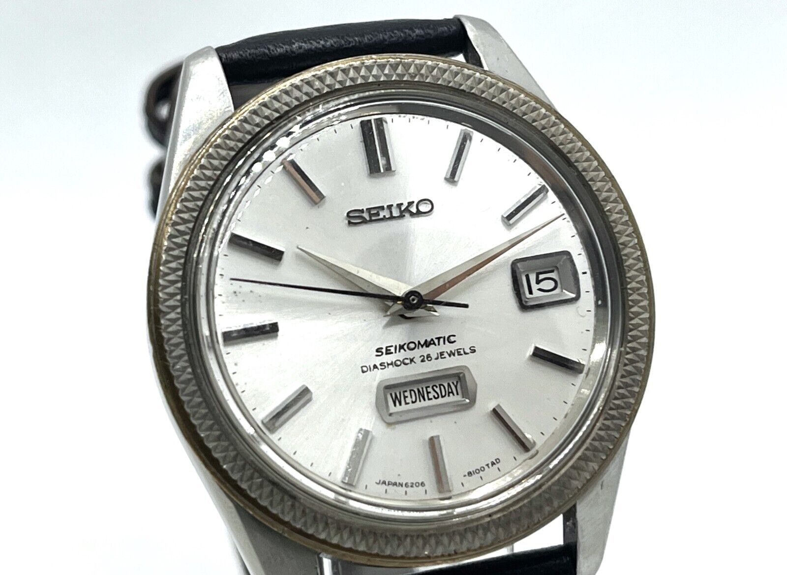 SEIKO Seikomatic Weekdater Diashock 26 Jewels Wristwatch SEIKO Seikomatic Weekdater Diashock 26 Jewels Wristwatch