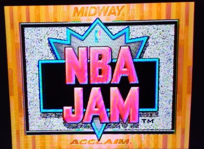 NBA JAM CIB for Sega Genesis Rated GA (Tested)(Case Is Cracked see Photo)