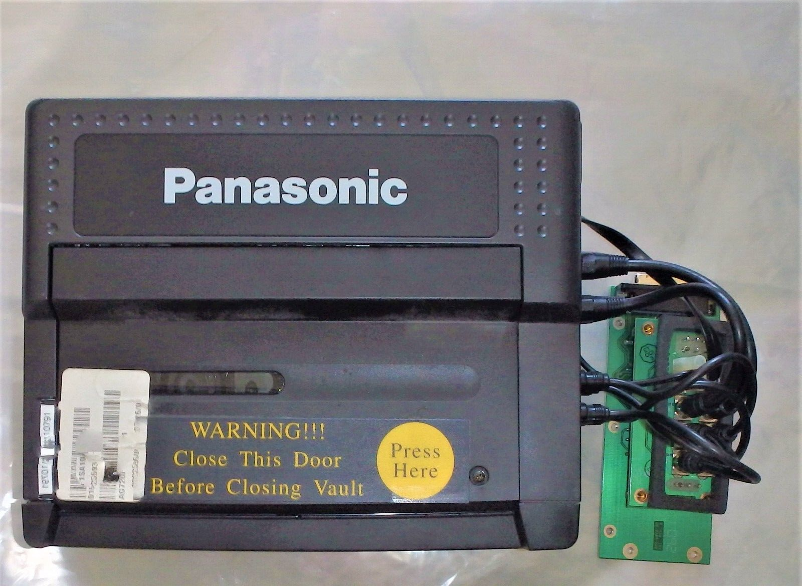 Vintage Panasonic AG-720 VCR Video Cassette Recorder 12v Police