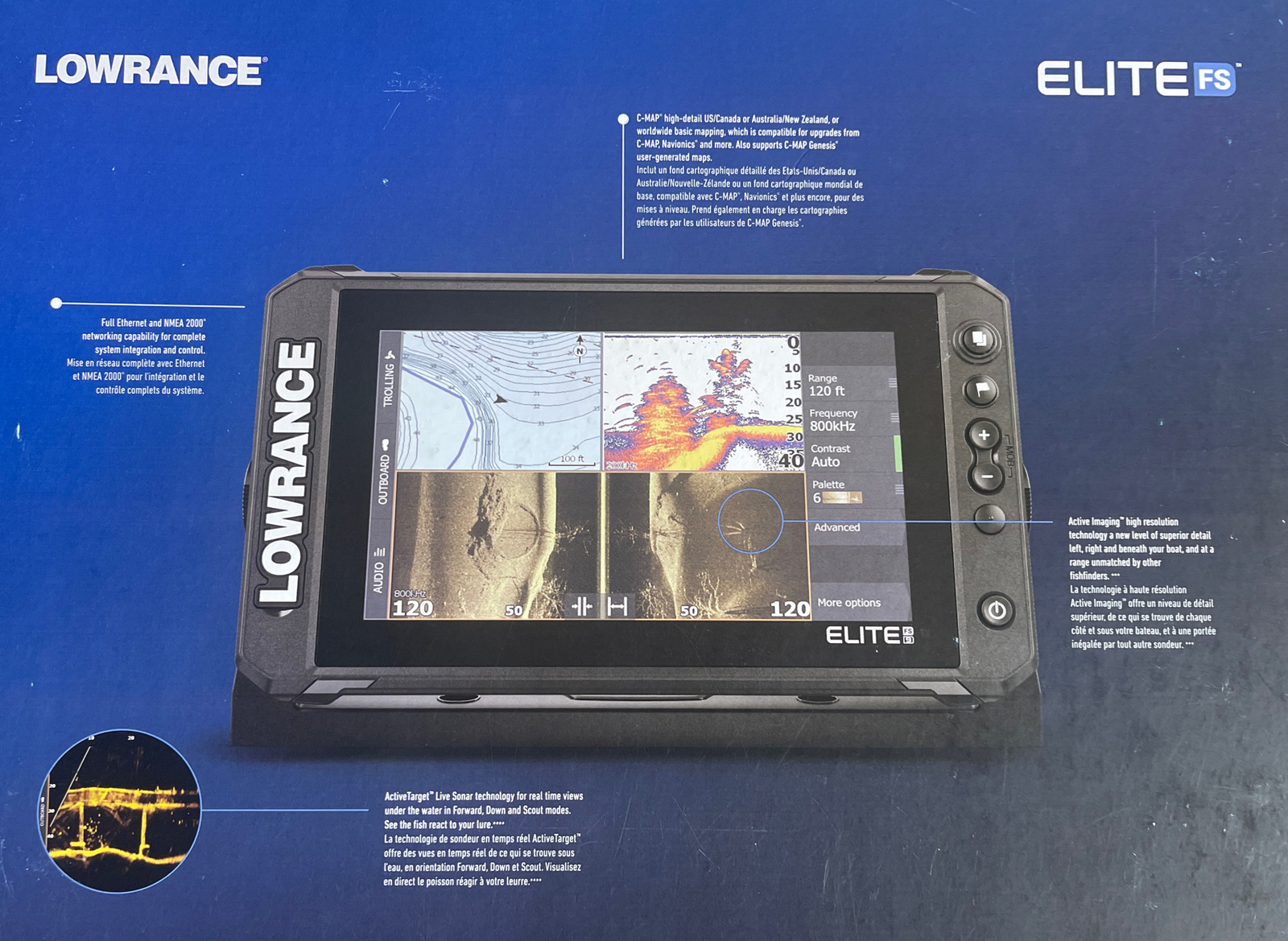 Lowrance elite fs 9 active. Lowrance elite fs 9 active