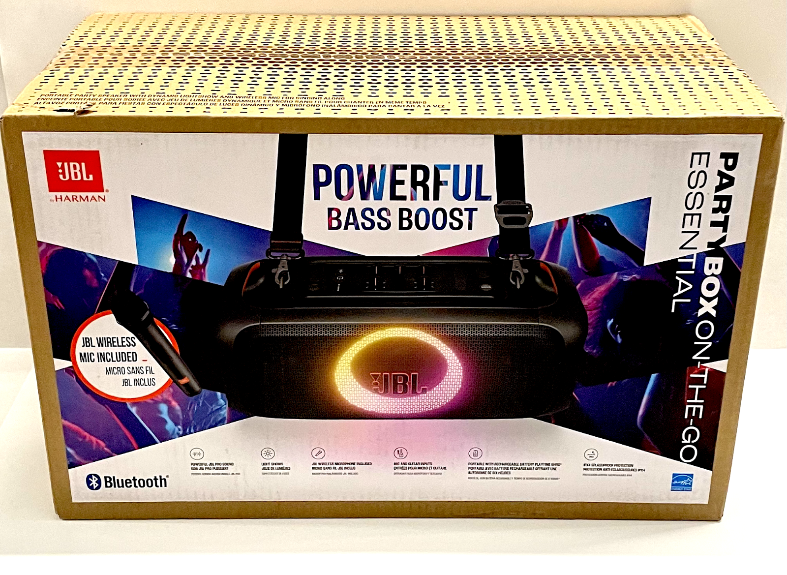 JBL PartyBox On-the-Go Essential (Portable Bluetooth Party Speaker) (NISB)