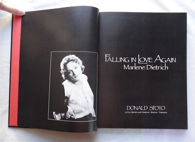 Falling In Love Again: Marlene Dietrich, Donald Spoto, First Edition, 1985