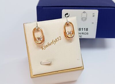 Swarovski North Pierced Earrings DANCING Clear Crystal ROS