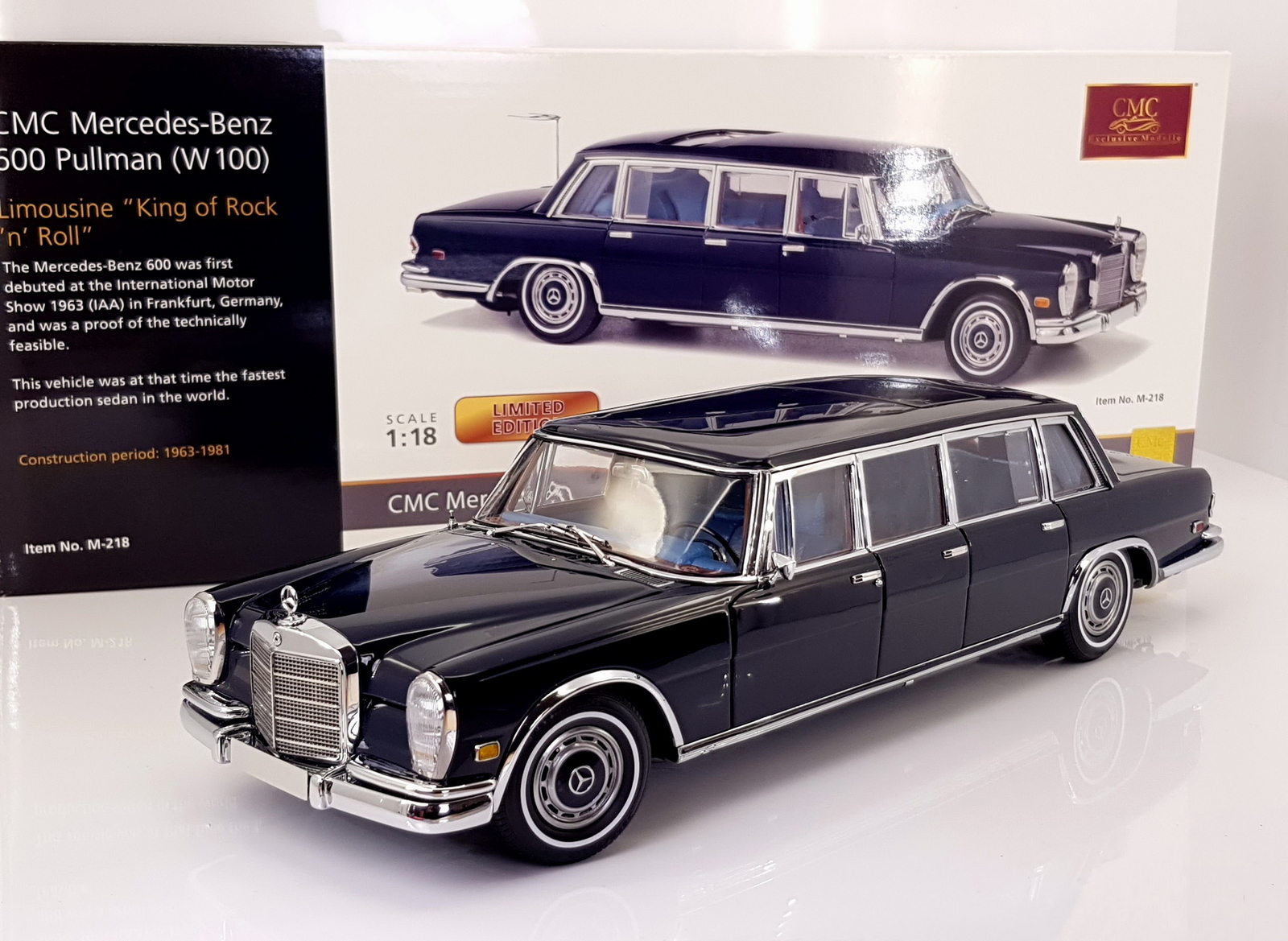 CMC 1:18 Mercedes-Benz 600 Pullman 1969 W100 CMC 1:18 Mercedes-Benz 600 Pullman 1969 W100