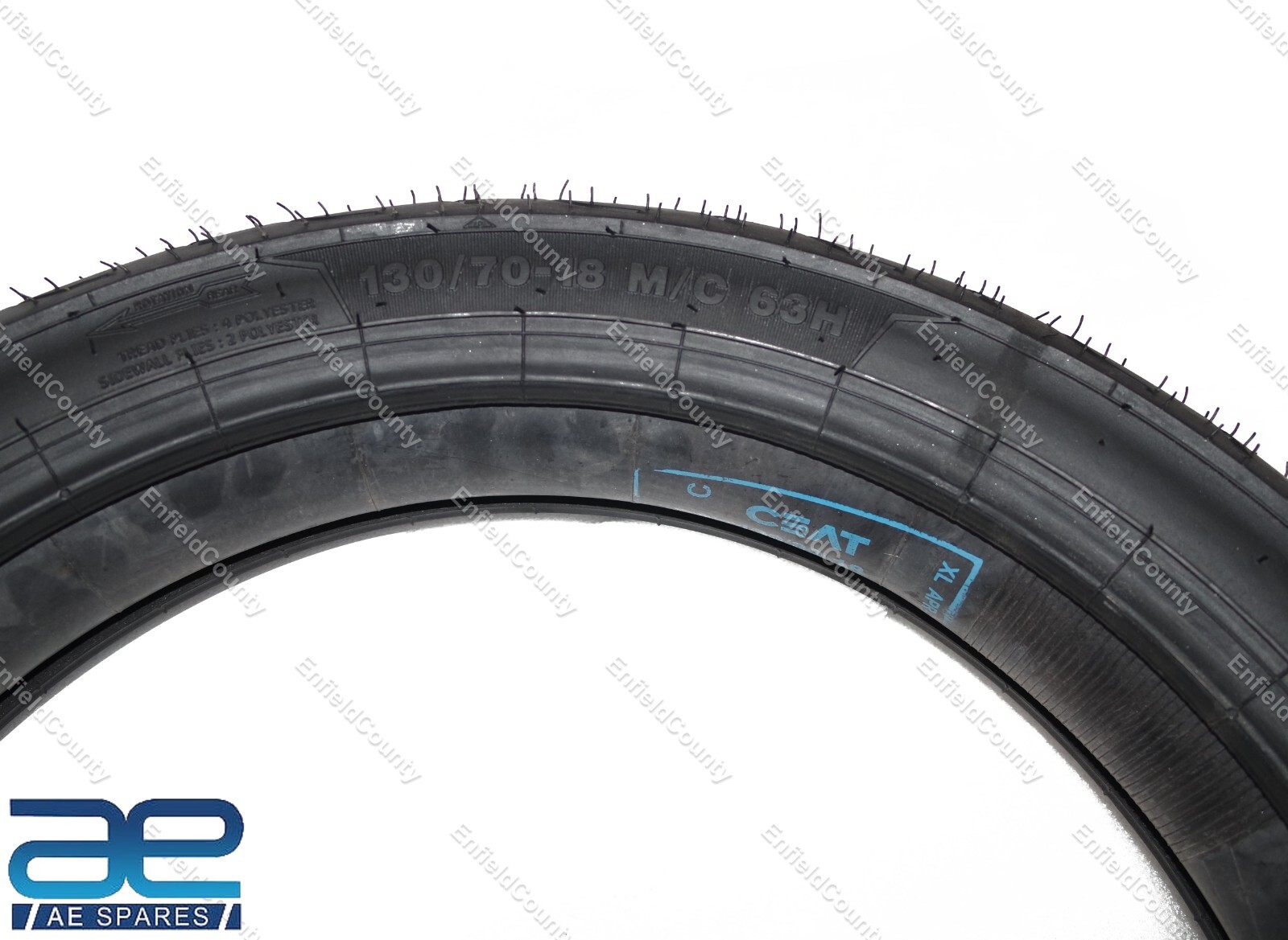 Fits Royal Enfield Interceptor 650 Rear Wheel Tyre 130/70-18" 148544/A  