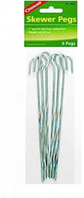 EAN 5242002589670 product image for Coghlan's Steel Skewer Tent Pegs, 7-inch | upcitemdb.com