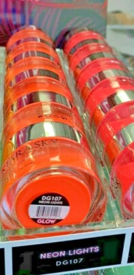 kiara Sky Glow Wild  In The Dark Acrylic Powder . Choose any one*