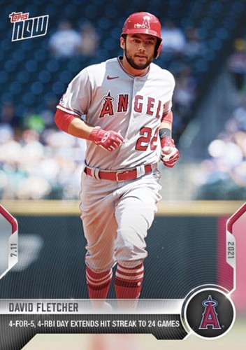 2021 Topps Now - David Fletcher #492