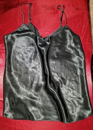 FARR WEST ecu cami Polyester glossy Size L large silky satin shiny glossy