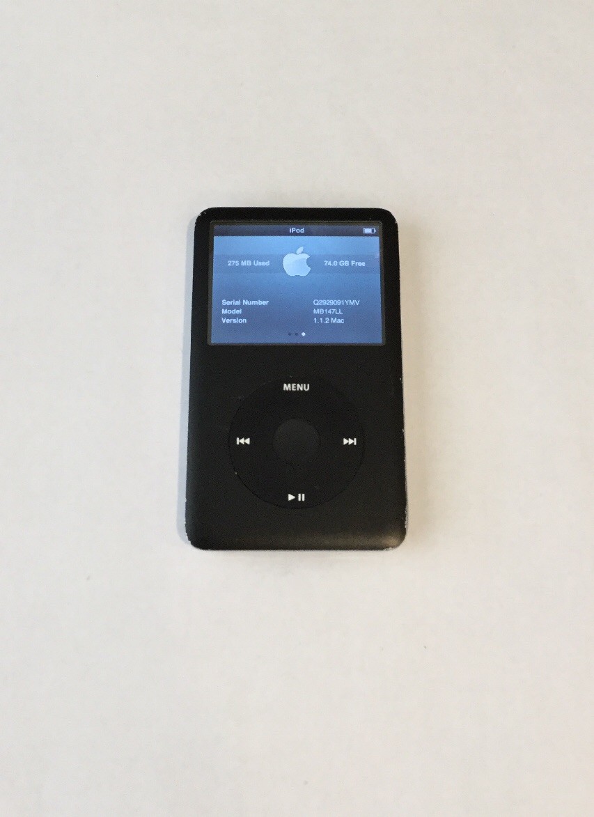 Apple iPod Classic ブラック Apple iPod classic 6th Generation Black (80 GB) Good