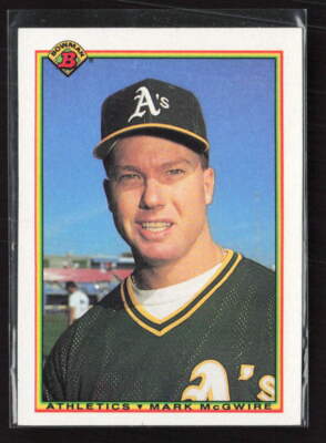 1990 Bowman #454 Mark McGwire Oakland Athletics