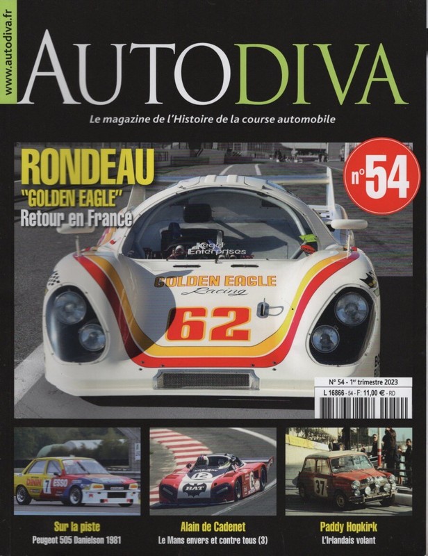 Autodiva 54 Rondeau M382 1980 Paddy Hopkirk Peugeot 505 Danielson 4cv Rosier 53