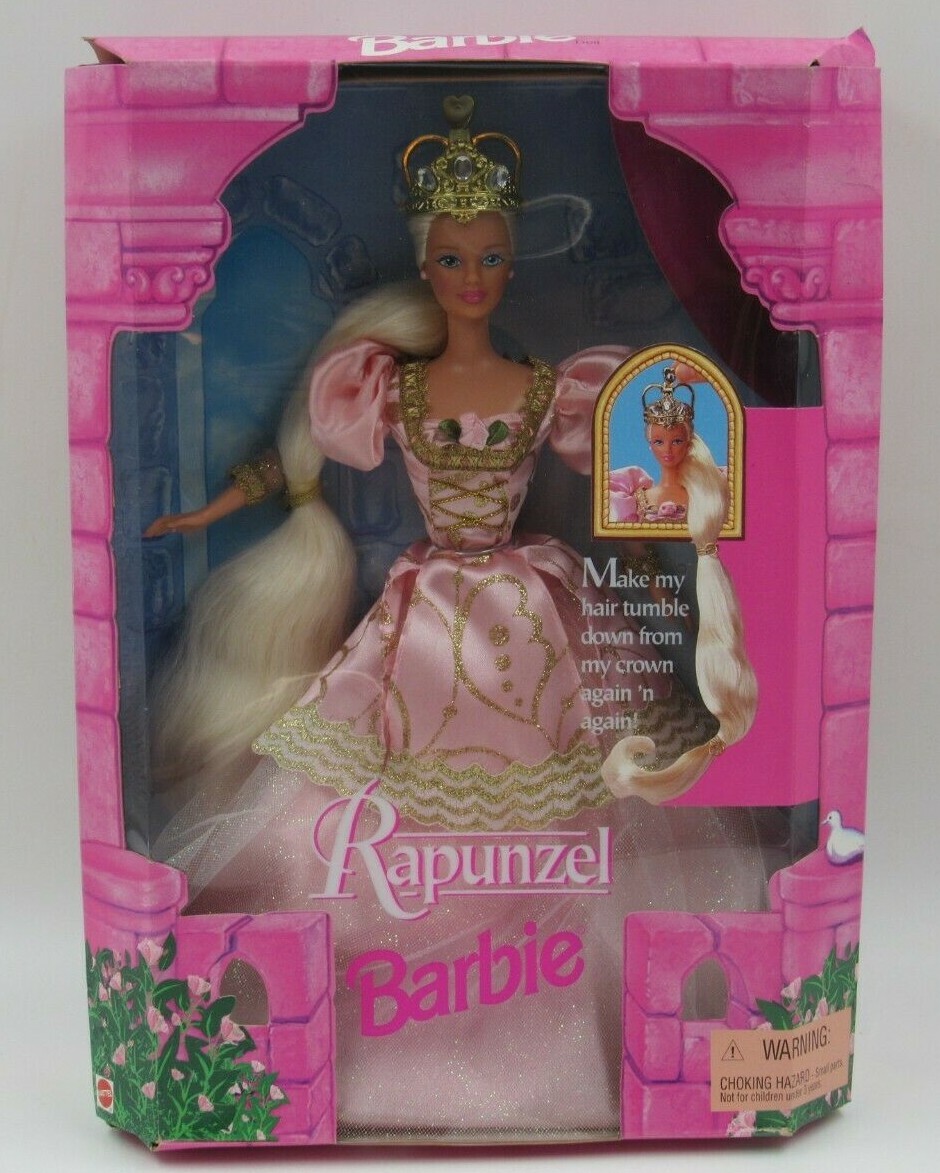 Купить Рапунцель rapunzel barbie mattel 1997 new - damaged box в ...