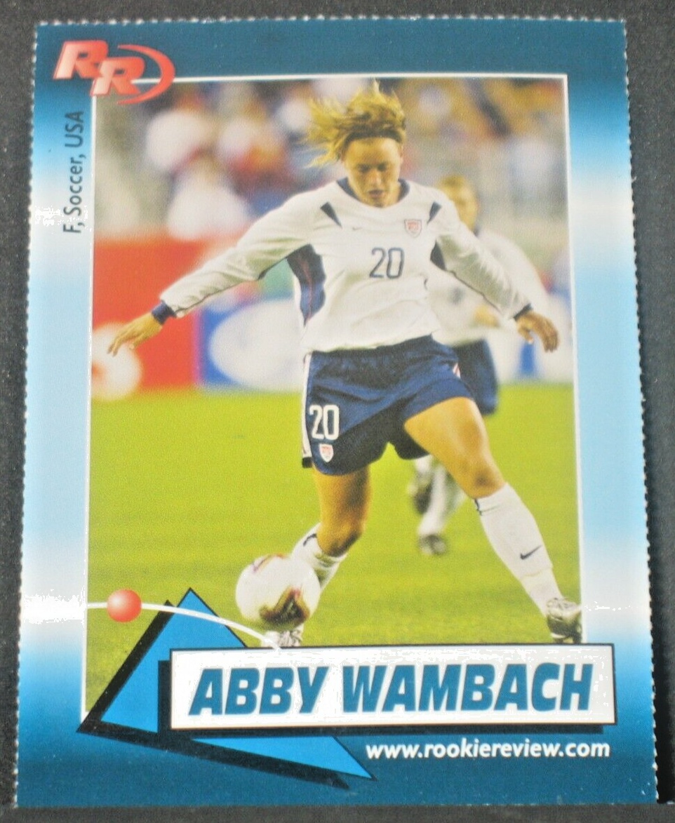 Abby Wambach 2003-04 Rookie Review #100 Team USA First 1st Card. rookie card picture