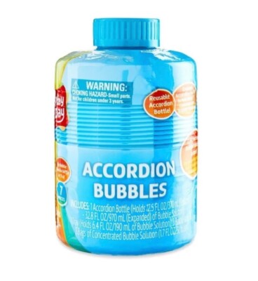 Lot Of 2 Play Day Accordion Bubbles 1 Bottle Makes 32 oz Of Bubbles