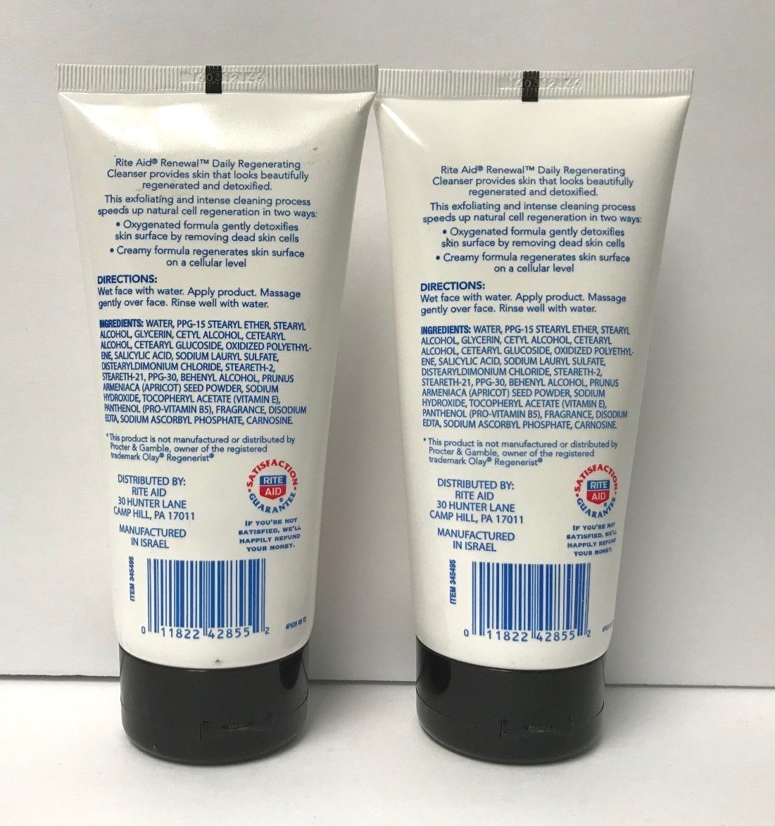 Renewal daily Regenerating Cleanser, CLEANSE, Exfoliates & Detoxifies, 5 OZ Each