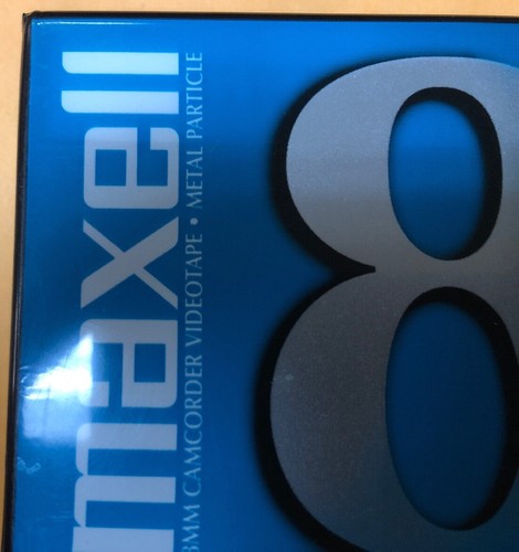 NEW Maxell GX-MP 120 8MM Camcorder Videotape Blank Media Video Camera Metal