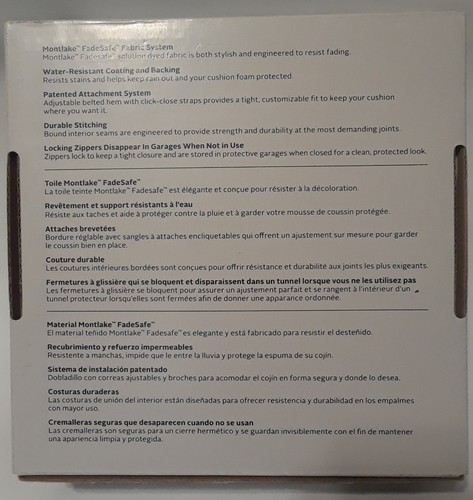 @@Montlake Fade Safe Rectangular Patio Dining Seat Cushion Cover 23