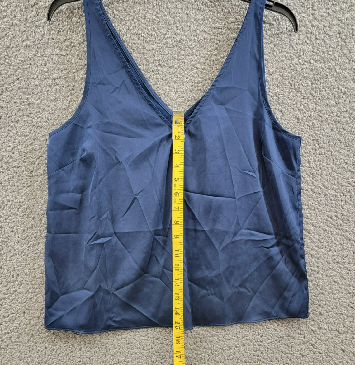 Generation Love Dallas Chain Trim Tank Top Women's M Oxford Navy Sleeveless - Picture 6 of 16