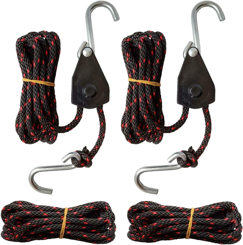 And Canoe Bow And Stern Tie Downs 1/4" Grow Light Heavy Dut