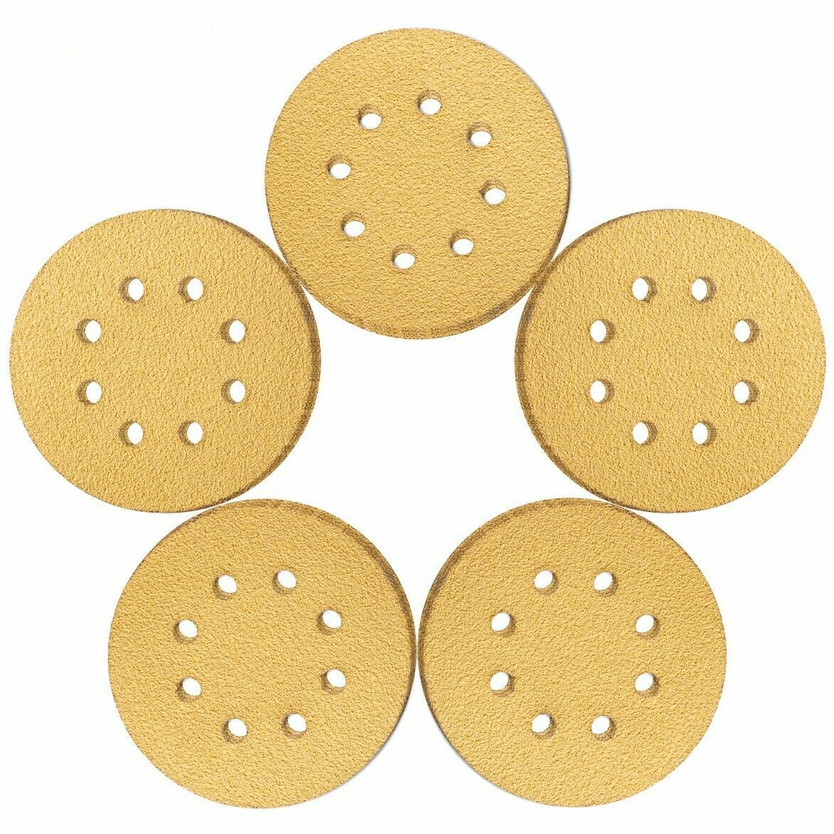5 inch Sanding Discs 80-800 Grit Hook Loop 8-Hole Sandpaper Orbital Sander Paper