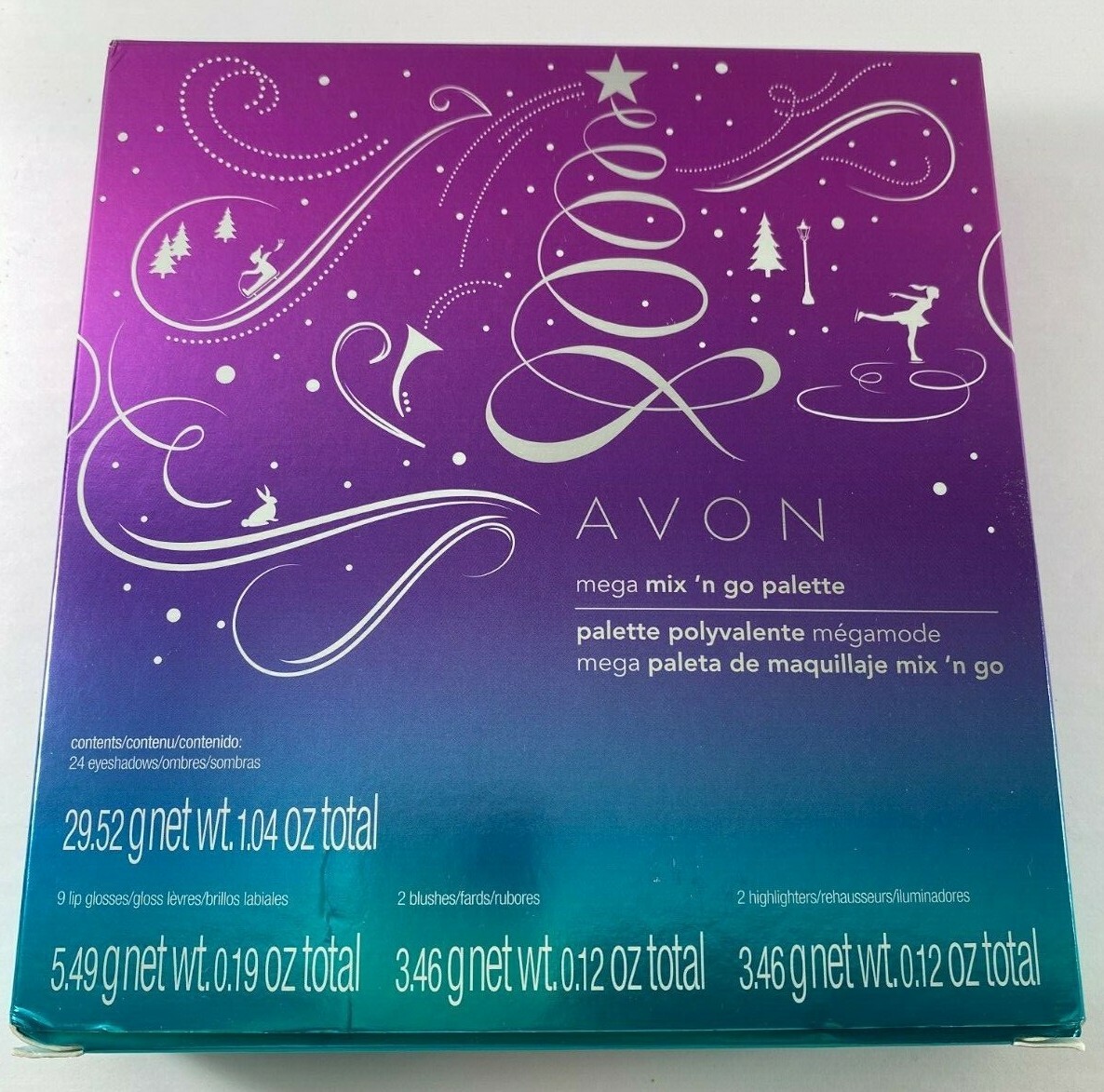 10 Off on Avon Mega Mix 'N Go Palette Eyeshadow Blush Highlighter Lip