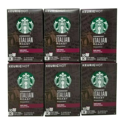 Starbucks Keurig Hot Italian Dark Roast Ground Coffee 60 K-Cup Best Mar 2020