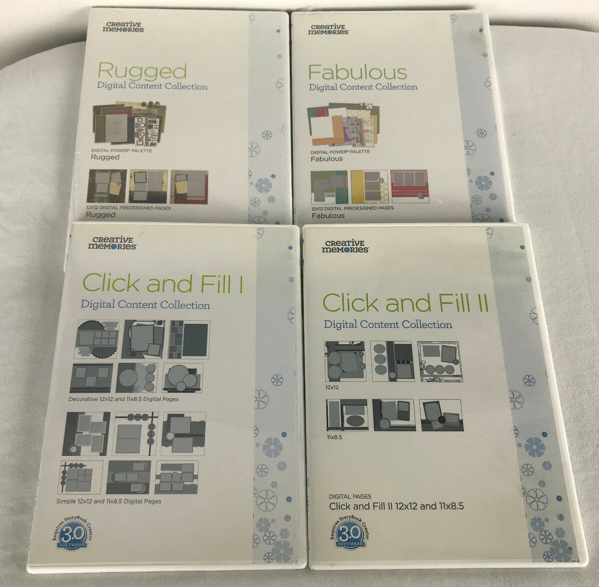 10 Creative Memories CD Software Digital Content Scrapbooking StoryBook Creator