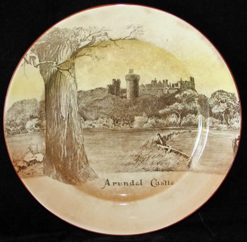 Rare Royal Doulton 10 1/2" Series Ware Rack Plate: Arundel Castle  D3471