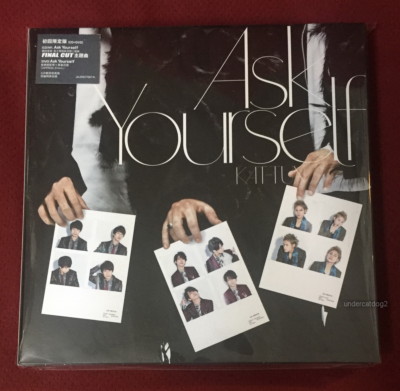 KAT-TUN Ask Yourself 2018 Taiwan Ltd CD+DVD+52P Booklet (Special Package)