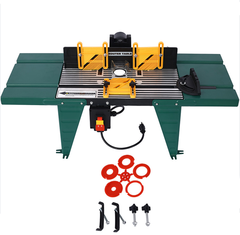 Electric Benchtop Router Table Wood Working Craftsman Tool Aluminium 6-inch
