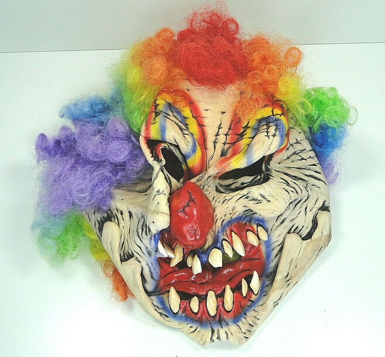 mimi the clown /シルクスクリーン Vintage BBS Be Something Studio Killer Clown Mask Halloween