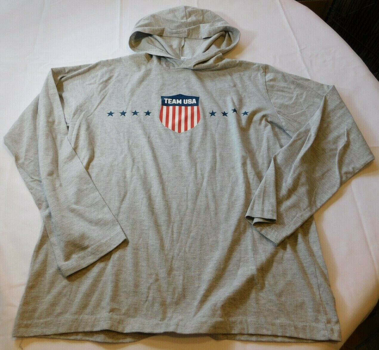 United States Olympic Committee Men's Long Sleeve Hoodie T Shi...