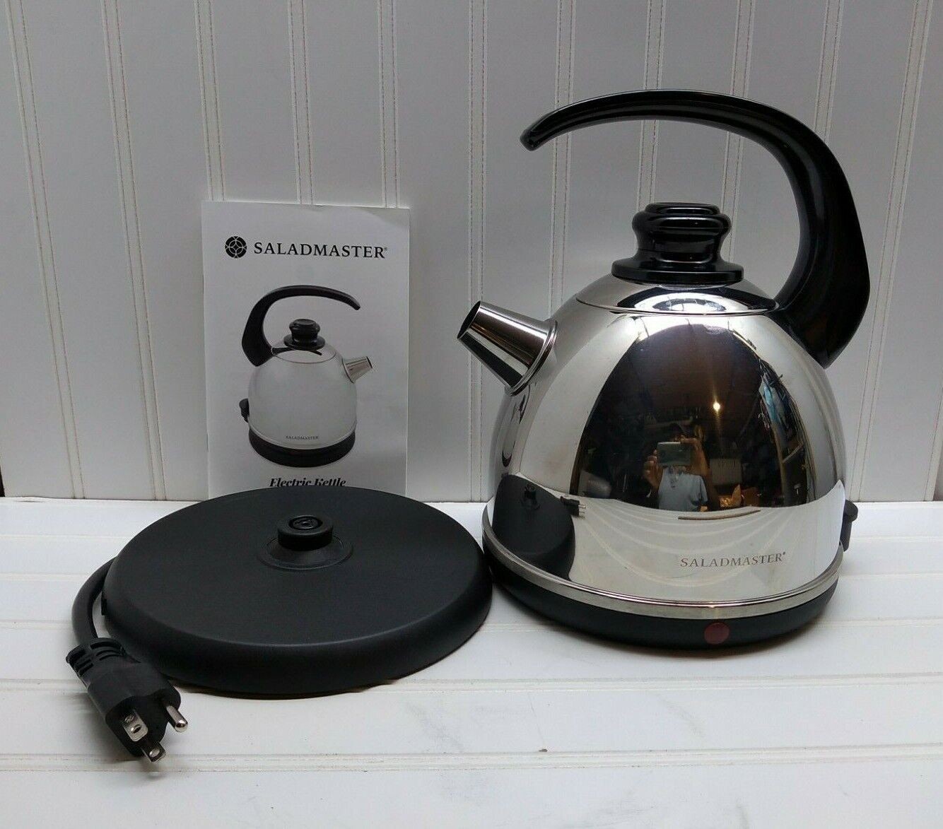 Saladmaster Electric Kettle 1.4Qt Whistling Surgical Steel
