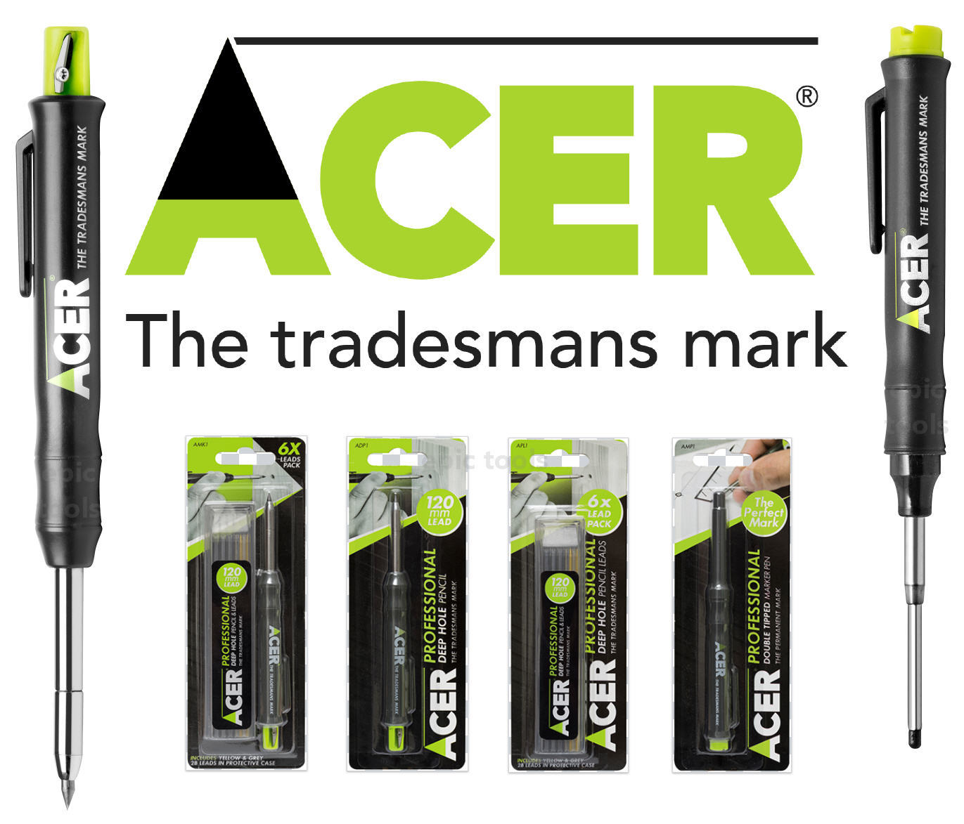 Research Unir Net Pencil Lead Set Acer Amk2 Deep Hole Marker Pen Carpentry Woodwork Building Materials Supplies