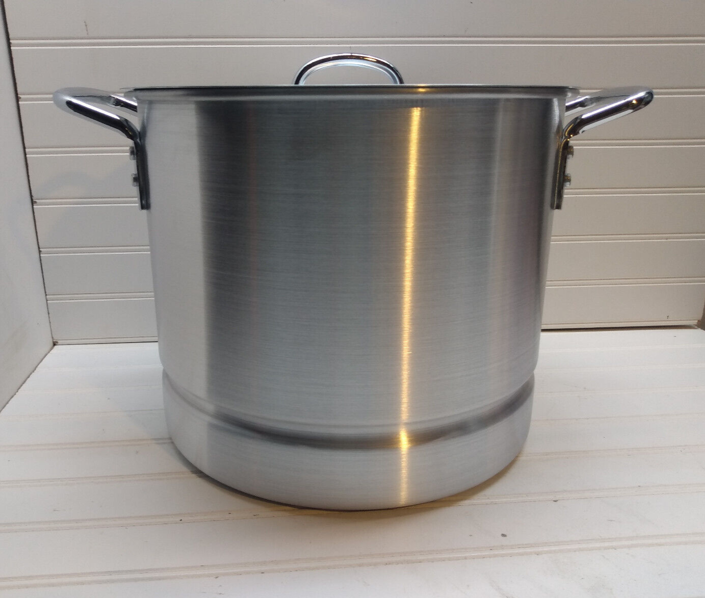 Aluminum 52 Qt Stockpot Dutch Oven Frying Pan Vaporera Tamale Steamer Rack & Lid Aluminum 52 Qt Stockpot Dutch Oven Frying Pan Vaporera Tamale Steamer Rack & Lid