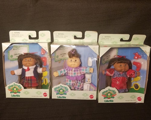 Arco Mattel VINTAGE Cabbage Patch Kids Baby Collectible Doll  LOT of 3