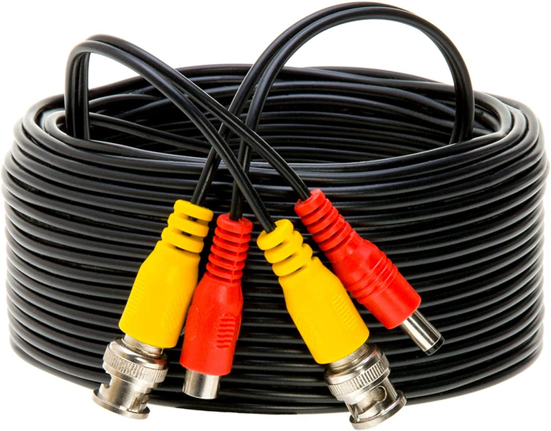 30 Ft BNC Video Power Cable Wire For Security Camera CCTV DVR Surveillance Cord