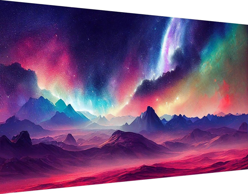 5D Large Aurora Diamond Painting Kits for Adults，Diy Full Drill Crystal Rhinesto