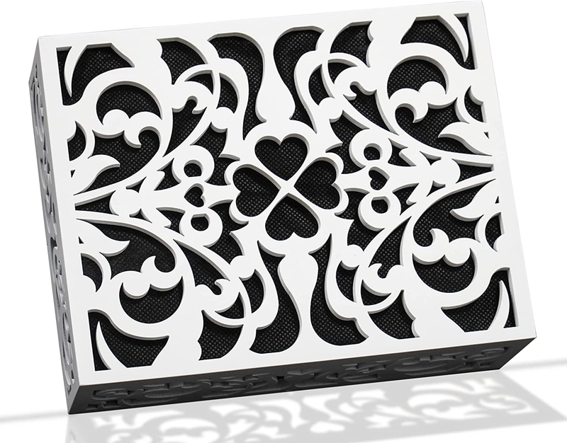 Doorbell Chime Cover Box Only, White Door Bell Covers for Wall, Wood Pia