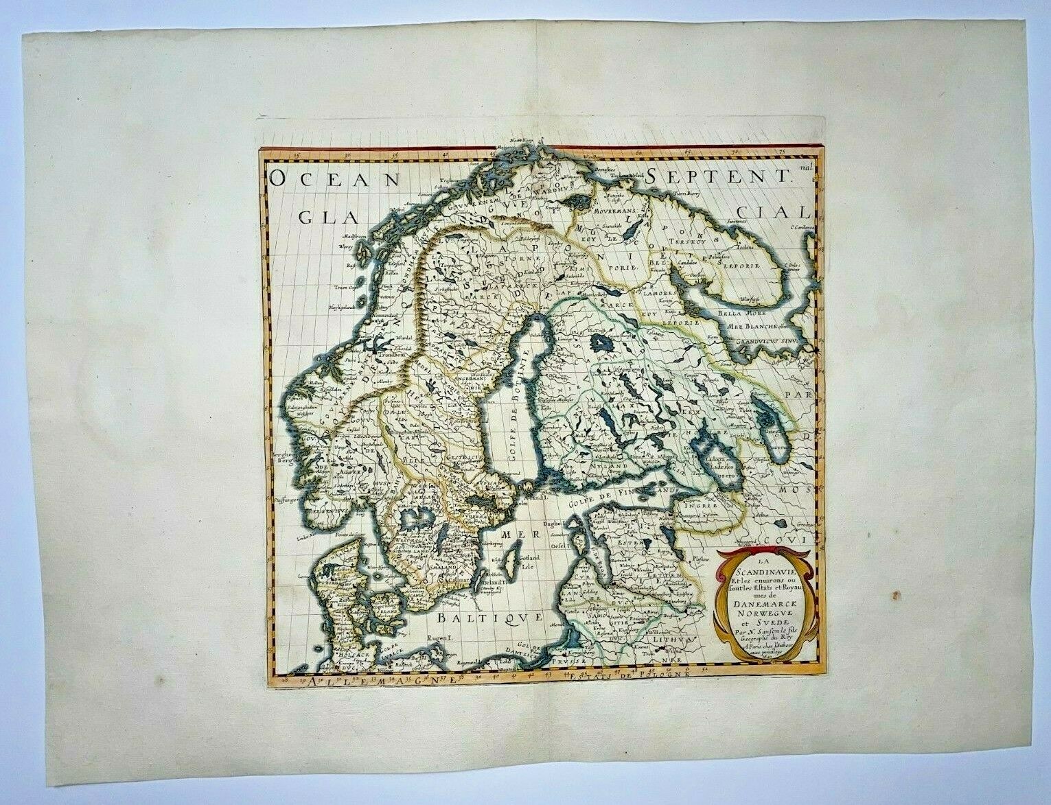 フランスアンティーク　MAP Antique Map-FRANCE-PICARDIE-CHAMPAGNE-Mercator-1590 | eBay