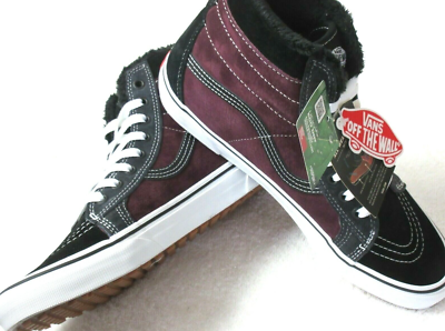 Vans Men s Sk8 Hi MTE All Weather Suede Boots Black Port Royale
